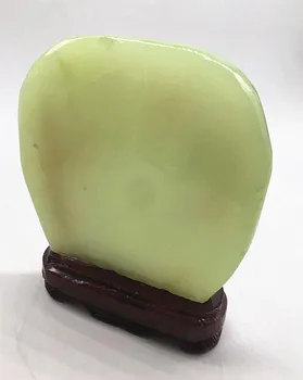 Naturlig kvarts krystal energi viser, jade reiki ornamenter chakra square tablet hjem dekoration bolden healing
