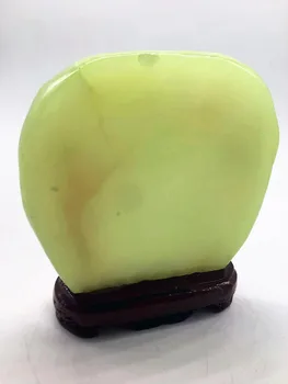 Naturlig kvarts krystal energi viser, jade reiki ornamenter chakra square tablet hjem dekoration bolden healing