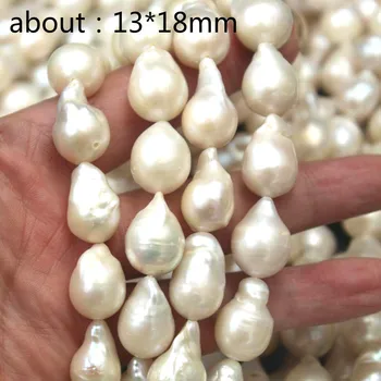Naturlige ferskvands perler i Høj kvalitet, store partikler Barok perler, Smykker at gøre DIY-halskæder Armbånd Øreringe Tilbehør