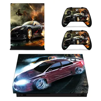 Need for Speed Hud Mærkat Mærkat For Xbox One X Konsol og Controllere Skind Klistermærker til Xbox One X Hud Vinyl