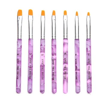 Negle Børster HNM 7Pcs Akryl nailart Pen Tips UV-Builder Gel Maleri Pensel Manicure Sæt Negle Værktøjer Nail Art & Værktøjer