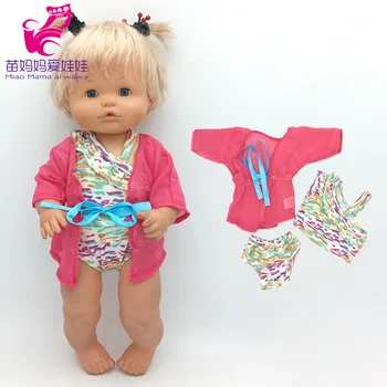 Nenuco Tøj Sommer Strand Svømmetur Slid Ropa y su Hermanita Reborn Baby Doll Morgenkåbe Kostumer