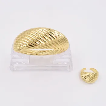 NEW Høj Kvalitet Ltaly 750 Guld farve Smykker Sæt Til Kvinder afrikanske perler fashion STORE Armbånd Ring smykker