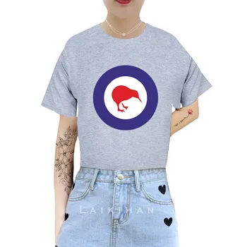 New Zealand Air Force Tshirt Toppe Sommeren afslappet oversize Kvinder T-shirts Ulzzang hip hop Streetwear Harajuku kortærmet tshirt
