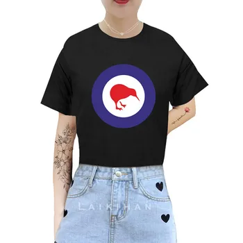 New Zealand Air Force Tshirt Toppe Sommeren afslappet oversize Kvinder T-shirts Ulzzang hip hop Streetwear Harajuku kortærmet tshirt