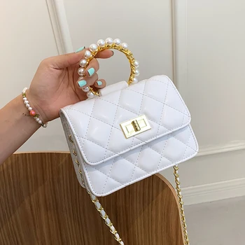 Niche Design Populære Taske 2021 Nye Mode Kvindelige Diamant Kæde Messenger Taske-Pladsen Bag Håndtaske, skuldertaske Bredde: 17cm