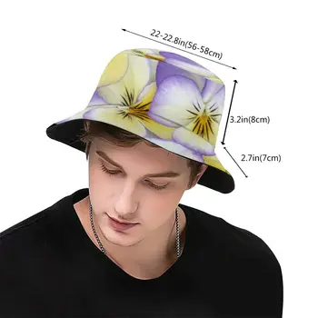 NOISYDESIGNS 2021 Nye Mode Stedmoderblomst Flower Prints Bucket Hat Kvinder Sommeren Panama Caps Udendørs Casual Fisherman ' s Hat Tilpasset