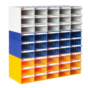 Non-breakable gennemsigtige skuffe Stabelbare Plast Tykke Små Dele Kabinet Container Box Skuffe til Opbevaring Hylde lagring af hardware