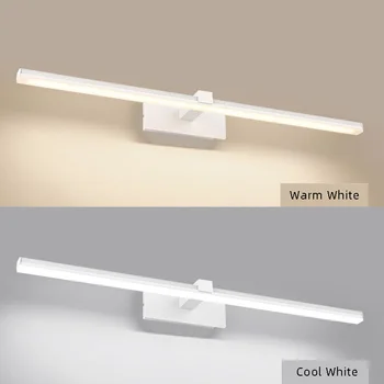 Nordisk badeværelse Lys Vantity Cosmestic Belysning Vandtæt vægmonteret Industriel Lampe 40cm/50 cm 9W/12W AC90-260V