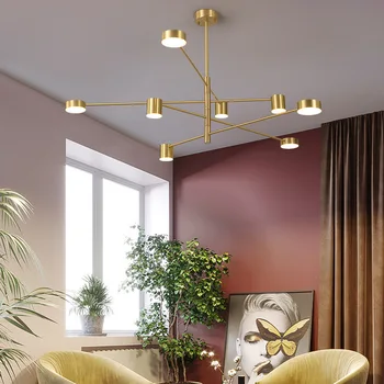 Nordisk led lys hanglampen lysekrone glans pendente køkken spisestue bar soveværelse hængende lampe stue vedhæng lys