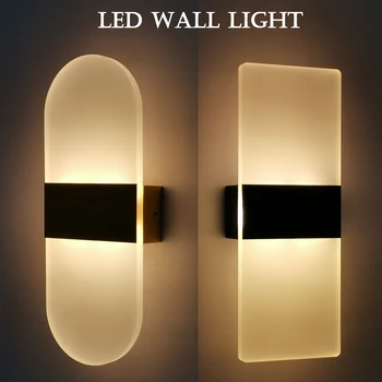 Nordisk Personlighed væglampe enkelt led stue Baggrund Runde væglampe hotel hall korridor belysning minimalistiske