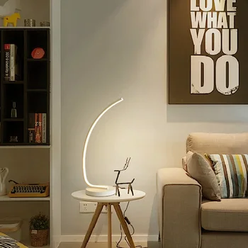 Nordisk Spiral Bølge Form Curve Design bordlampe, Acryl, Metal-LED-Væg Lys Kreative Home Decor bordlampe Belysning