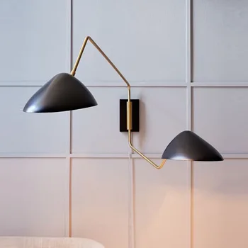 Nordiske Designer Kreative Post-Moderne Væglampe Hardware Stue Korridor Soveværelse Undersøgelse Baggrund Væglampe Dekorativ Lampe
