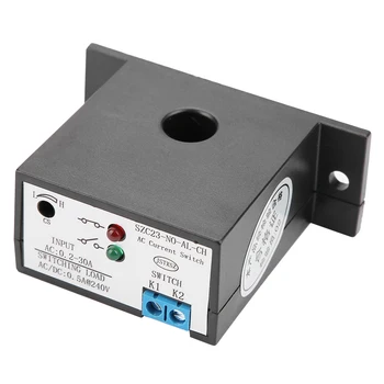 Normalt Åben Nuværende Sensing Switch Relæ Justerbar AC-0.2-30A SZC23-INGEN-AL-CH For AC Nuværende Overvågning Motor Beskyttelse