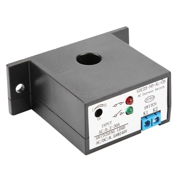 Normalt Åben Nuværende Sensing Switch Relæ Justerbar AC-0.2-30A SZC23-INGEN-AL-CH For AC Nuværende Overvågning Motor Beskyttelse