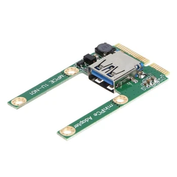 Notebook Mini-PCI-E-USB2.0 PCI Express-adapterkort Mini-PCI-E-USB 2.0-udvidelseskort For Bærbare USB Bluetooth-Adapter