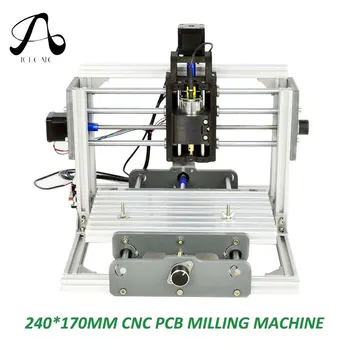 Ny CNC 2417 DIY CNC Engraving Machine 3axis Mini Pcb, Pvc-fræsemaskine Metal Træ Udskærings Maskine Cnc Router GRBL Kontrol