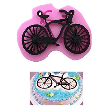 Ny Cykel-Nøgle Kæde Skimmel Vedhæng Forme Fleksibel Silikone Bage-Mould Smykker Epoxy Harpiks Skimmel Kage Dekoration Dessert Gadgets