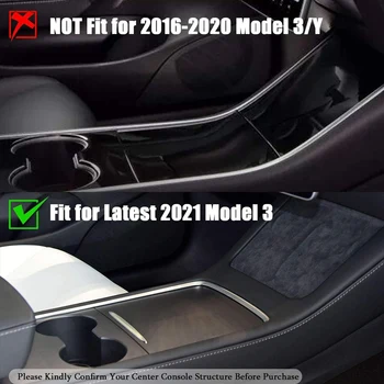 Ny Model 3/Y Armlæn Opbevaring Boks Arrangør Beholdere Center Konsol Holder opbevaringsboks til Tesla Model 3/Y 2021