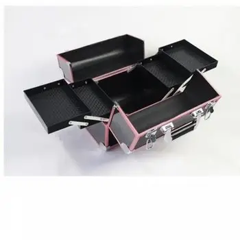 Ny Professionel Kosmetisk Max Vandtæt Makeup Box Kuffert Populære Cometic Travel Bag Gøre Op Arrangør Kosmetiske Værktøjskasse For Large