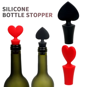Ny Silikone Flaske Prop Opbevaring Af Vin Drejelukning Plug Genanvendelige Vakuum Forseglet Flaske Cap, Champagne Prop, Vin Gaver Bar Værktøjer