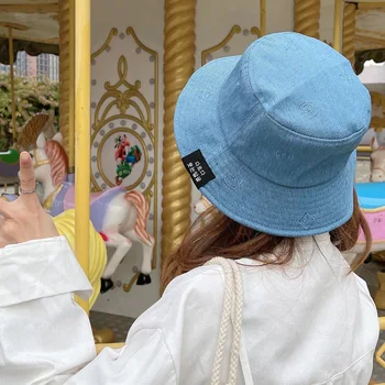 Ny Unisex Hat Fiskeren Hat koreansk Mode Multi-smilende Ansigt koreanske Patch Solhat Studerende Street Udendørs Solcreme Bassin Hat