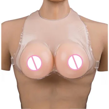 Nye 1000g Brystoperation Realistisk Silikone Bryst Former Silikone Falske Bryster Forstærker Transvestit Drag Queen Transseksuel Kostume