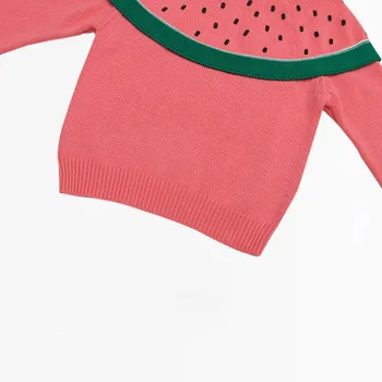 Nye 2019 Baby Piger Sweater Bomuld Baby Buksetrold Piger Jumper Vandmelon Børn Kappe, Børn, Strik, Overtøj