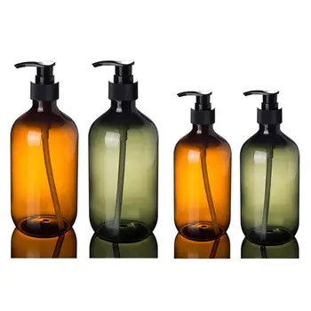 NYE 300/500 ml Lotion, Shampoo, Shower Gel Holder sæbedispenser genpåfyldes Tomt Badekar Pumpe Flaske Kosmetiske Containere