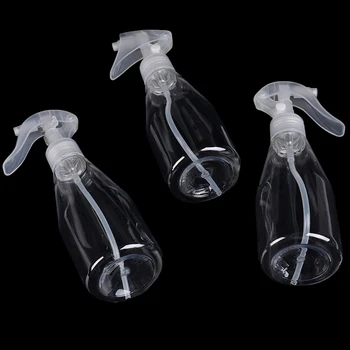 Nye 300ml / 200 ml Plastik Bærbare Spray Flaske Gennemsigtig Fugt Forstøver Pot Fin Tåge Sprøjte Flasker Værktøjer