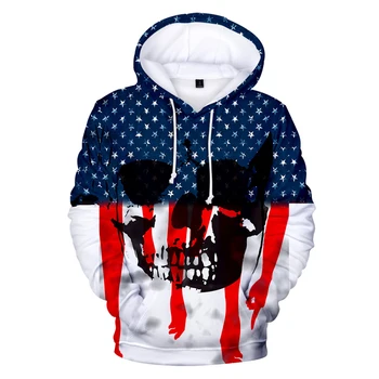 Nye 3D-Print Independence Day Hættetrøjer Fjerde Af juli Hoodie juli Fjerde Sweatshirts Mode Afslappet 3D-Mænd-C
