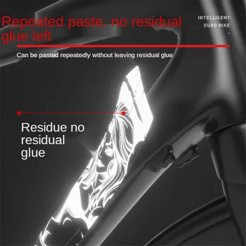 NYE 3D-Road Cykel-Paster ridsefast Protector MTB Cykel Bedste Aftagelig Lim Klistermærker Anti-Skid Tryk Vagt Frame Cover