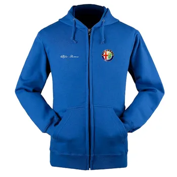NYE Alfa Romeo logo lynlås sweatshirts pels 4S custom shop lynlås hættetrøje jakke