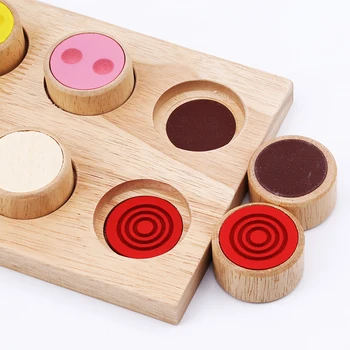 Nye Ankomst Kids Early Learning Pædagogisk Legetøj Montessori Sensoriske Tryk Følelse Undervisningsmidler Match Spil Legetøj