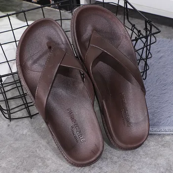 Nye Ankomst Sommeren Mænd Flip Flops Høj Kvalitet Beach Sandaler Anti-slip Shoes Hombre Casual Sko Wholesalesrt5