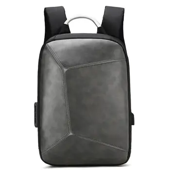 Nye anti-tyveri mænds og kvinders rygsække stor kapacitet reflekterende college studerende skoletaske vandtæt PU computer rygsæk