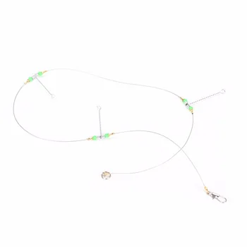 Nye Anti-Vikling 3 Drejelig String fiskekrog Stål Rigge Wire Leder Krog Stål 5pcs