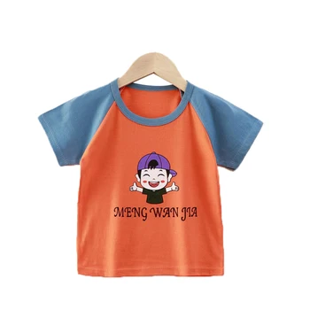 Nye Børn er Sommer T-shirt i Bomuld kortærmet Trykt T-shirt Tegnefilm Søde Casual Toppe Børn Sommer Baby Tøj