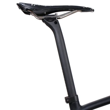 Nye Carbon sadelpind Mountain Bike Sæde post Road sadelpinden Offset 20 Cykel Dele 27.2/30.9/31.6*350/400mm