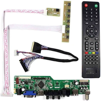 Nye Control Board Monitor Kit for N156BGE-L21 TV+HDMI+VGA+AV+USB-LCD-LED-skærm-Controller Board-Driver