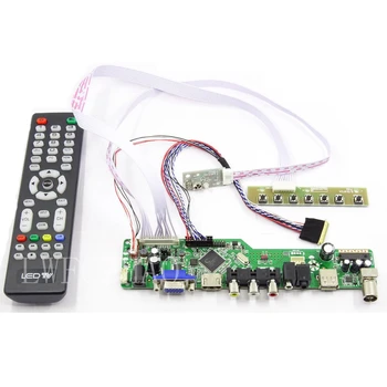 Nye Control Board Monitor Kit for N156BGE-L21 TV+HDMI+VGA+AV+USB-LCD-LED-skærm-Controller Board-Driver