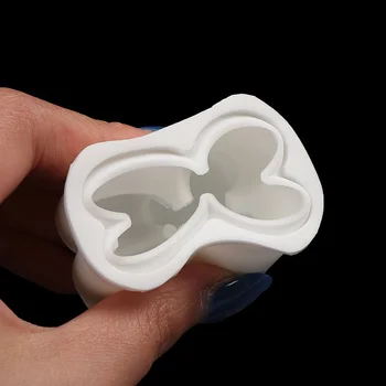 Nye DIY-Lys Skimmel 3D Silikone Aromaterapi gipsform Soja Voks Lys Skimmel for gips Candle holder Sæbe Form