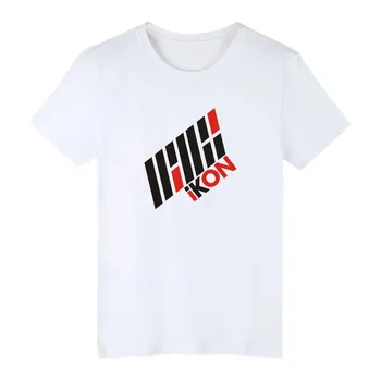 Nye Fashion Kvinder Kpop Ikast Casual Bomuld Tøj Fans Støttende Harajuku T-shirt til Sommeren kortærmet Tshirt Camiseta Mujer
