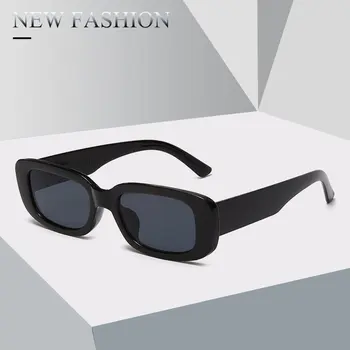 Nye Fashion Kvinder Rektangel Vintage Solbriller Brand Designer Retro Point Solbriller Dame Brille Cat Eye Driver Briller