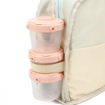 Nye fashion lille mumie taske bærbare messenger let rygsæk søde udflugt ble poser mor og baby taske