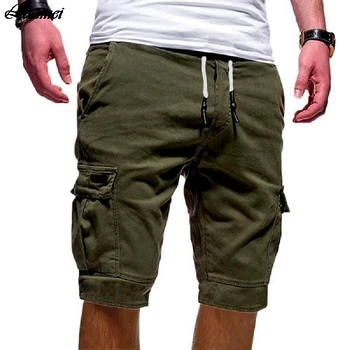 Nye Herre Shorts Trænings-og Afslappet Snøre i Korte Bukser i Høj Kvalitet Shorts til Mænd Multi-lomme-Sports Shorts herre tøj