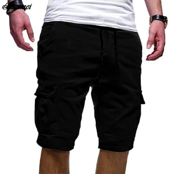 Nye Herre Shorts Trænings-og Afslappet Snøre i Korte Bukser i Høj Kvalitet Shorts til Mænd Multi-lomme-Sports Shorts herre tøj