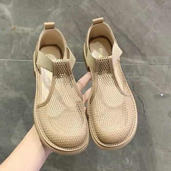 Nye hot-salg sandaler, kvinder mode til alle-passer til afslappede tykke såler open-toe sandaler komfortabel og åndbar mesh sko