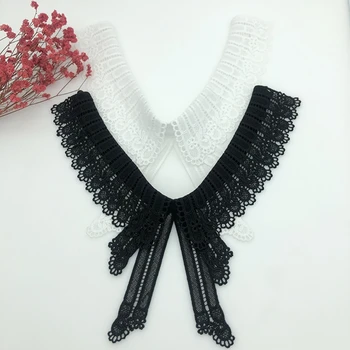 Nye Hot Sælge Mode Piger Kraver Falske Krave Dekorative Halsudskæring Neckband Aftagelig for Sweater Kjole Decororation