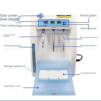 NYE!Høj Kvalitet Dentale smøring af maskine Dental hærdning maskine Dental oiler Rengøring olie påfyldning maskine 220V/110V 3000 omdr. / min